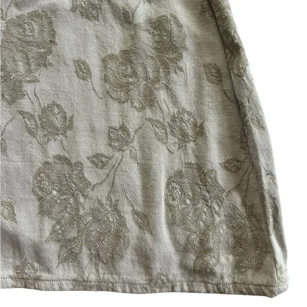 90s Sundance Catalog Vintage Floral Jacquard Maxi Dress M boho Cottage Romantic - Image 3