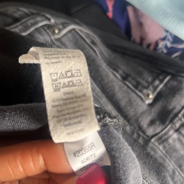 Spanx Straight Leg Jeans, Black - Image 11