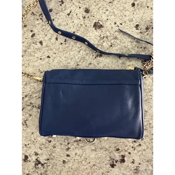 NWT Rebecca Minkoff Mini MAC "E" Blue  bag - Image 3