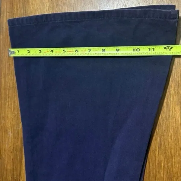 Paris Blues originals Vintage Y2K Low Rise Flare flared Leg Jeans 29x30 dark was - Image 8