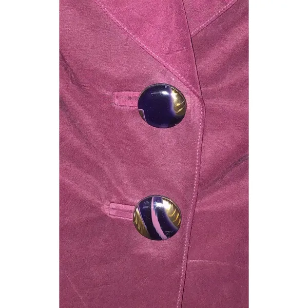 Vintage Platinum Dorothy Schoelen Skirt Set Jacket Top Skirt 2 pcs Sz S/M - Image 5