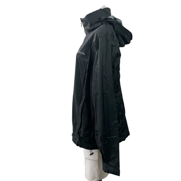 Columbia Switchback III Women's Black Long Sleeve Zip Up Hooded Rain Jacket XL - Image 2