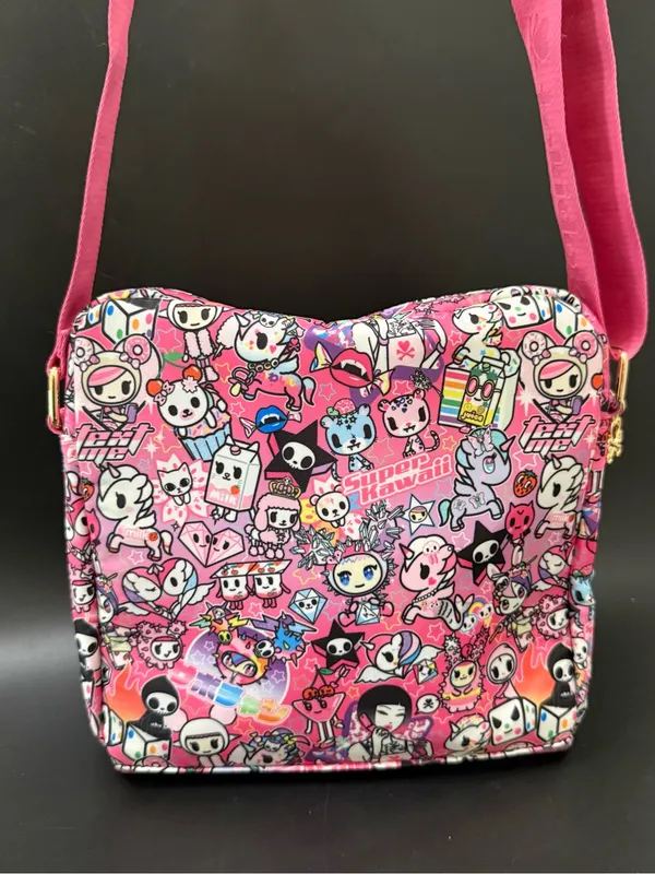 TOKIDOKI Y2Kawaii Double Pocket Super Kawaii Crossbody Bag - Image 4
