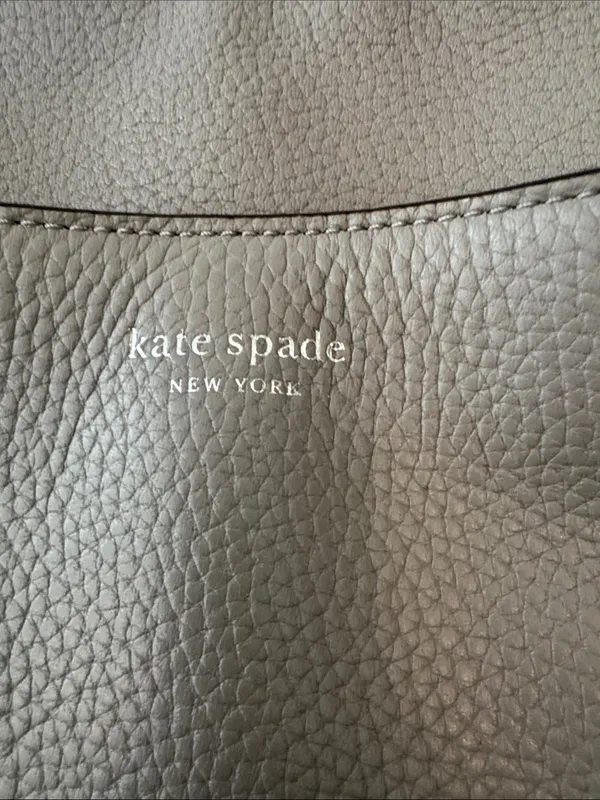 kate spade taupe pebbled leather shoulder bag - Image 2