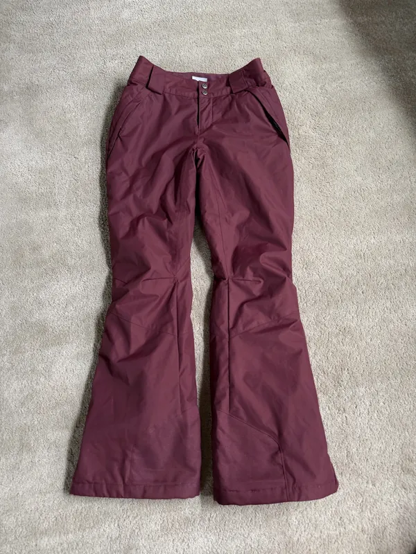 Columbia Burgundy Snow Pants – Size XS - Image 2