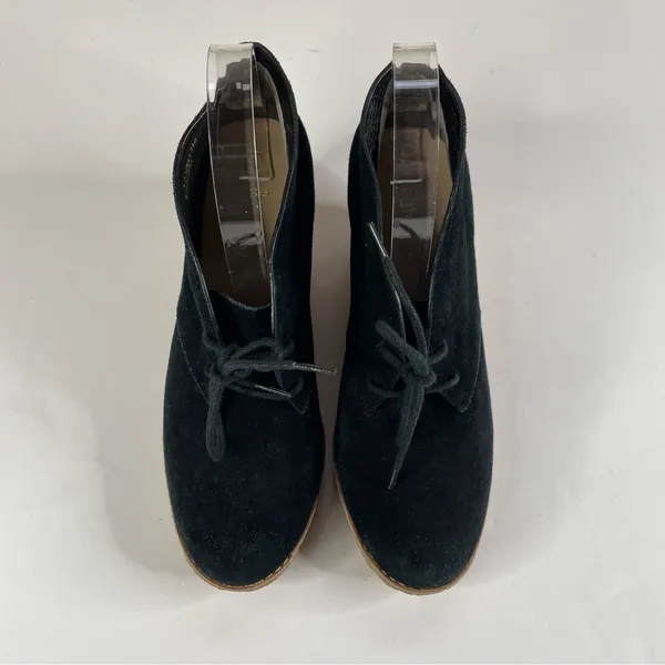 Cole Haan Black Suede Halley‎ Wedge Shoes Size 7.5 - Image 3