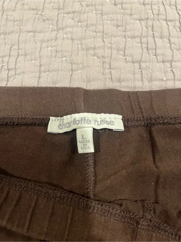 Charlotte Russe Brown Leggings - Large - Image 3