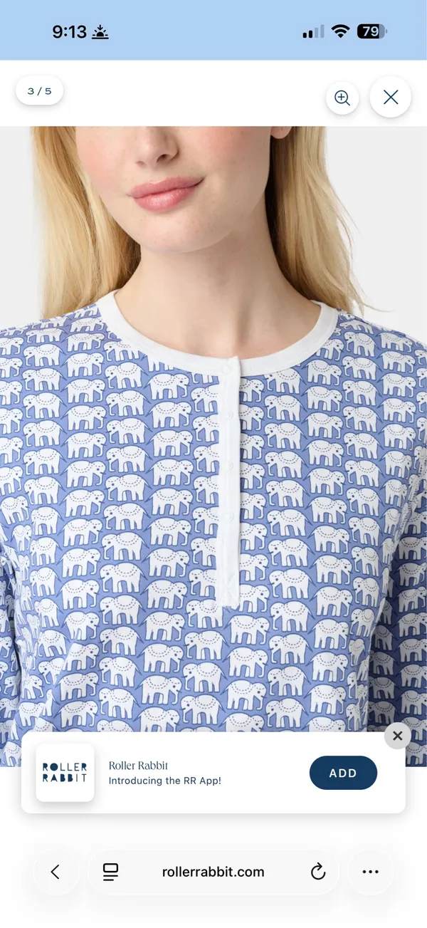 Roller Rabbit Pajamas - Image 2