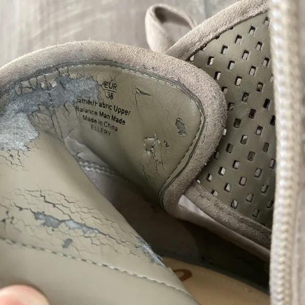 Open Toe Bootie Perforated Suede Bow Tie Taupe-8M - Image 9
