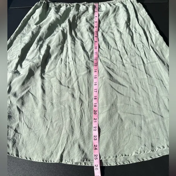 Rare‎ 100% silk skirt large stretchy waist Aliki Yamani Creations lightweight - Image 4