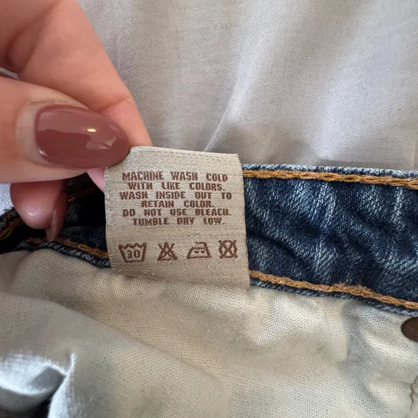 Big Star Casey Bootcut Jeans Medium Wash Distressed Denim Low‎ Rise Size 30L USA - Image 5