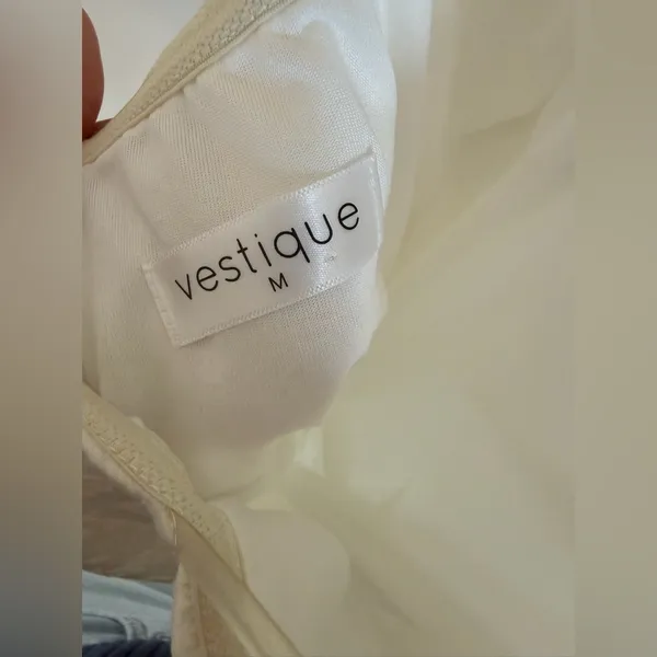 Vestique White Mini Dress - Image 3