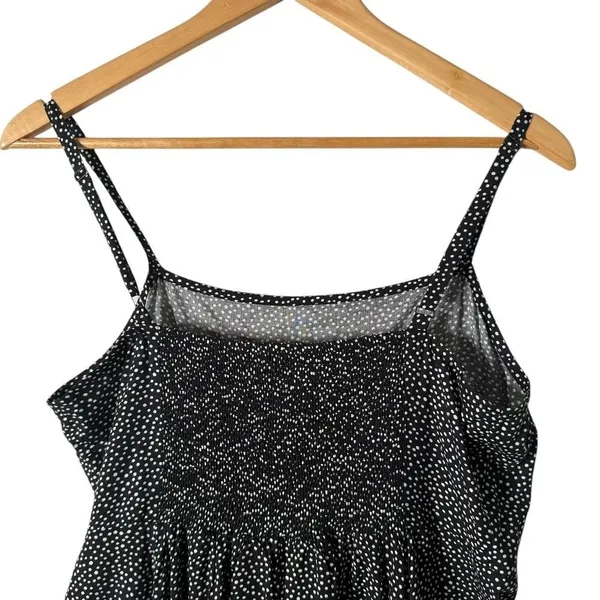 GAO Retro Black White Polka Dot Mini Fit Flare Dress Size M Pinup Rockabilly - Image 6
