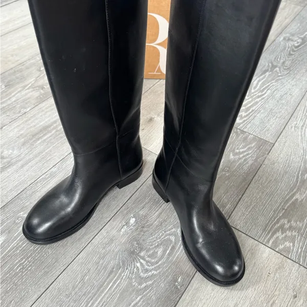 🆕 2026 Black Leather Boots - Image 4