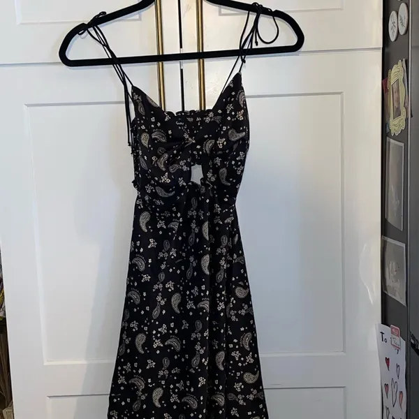 For Love & Lemons Paisley Mini Dress boho Cutout summer sun Dress vacation - Image 8