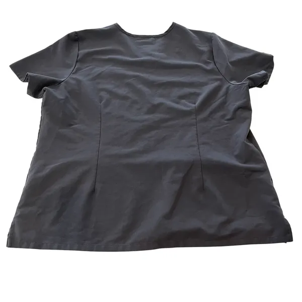 Figs Casma Three-Pocket Scrub‎ Top Charcoal Gray Size XXL - Image 2