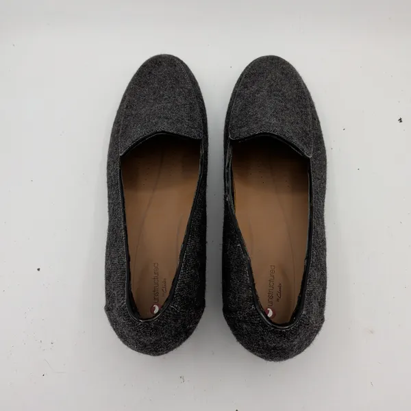 Clarks Unstructured Un Blush Womens 11 M Dark Grey Heather‎ Loafers - Image 6