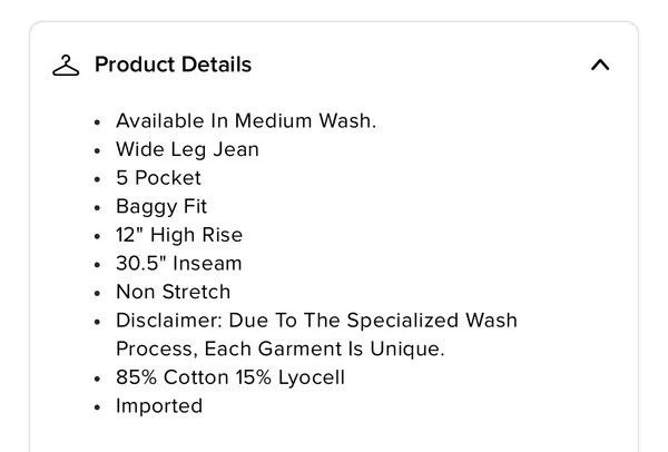 FashioNova Solange Baggy Wide Leg Jeans - Medium Wash - Image 4