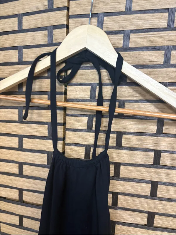 Reformation Black Halter Dress Size Small - Image 5