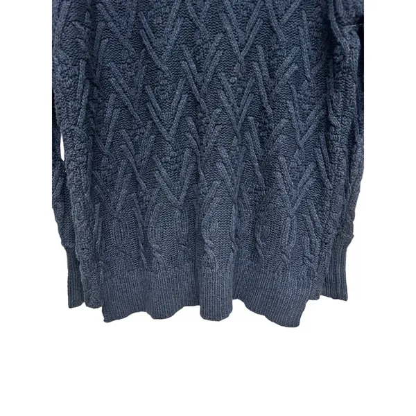 Free People Montana‎ Cable Cardi Black Women's Size Medium - Image 6