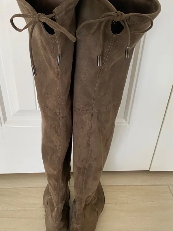 Mark Fisher LTD OTK Yakira Brown Suede Boot Women’s Size 8.5 NEW - Image 11