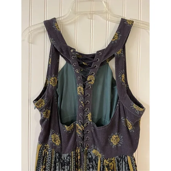 Free People maxi dress ties up back sz 8 - Image 4