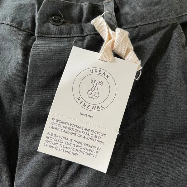 Urban Renewal Cargo Pants Womens 29 Green Grey Gorpcore Wide Leg Reworked NEW - Image 7