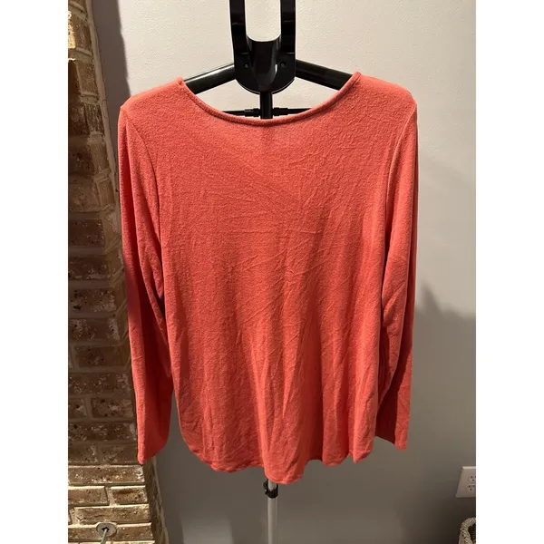 Old Navy Women's Pink‎ Long Sleeve Tee Size XL - Image 4