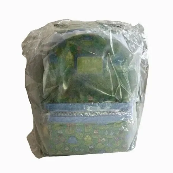 Loungefly Disney Pixar A Bug's Life Mini Backpack PT Flea Charm NWT Green - Image 9