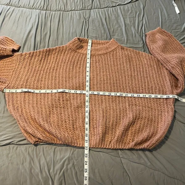 Women's‎ Pink Pullover Sweater - Image 5