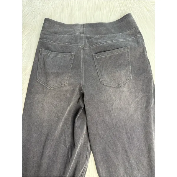 Halara Flex Washed Black High Waisted Wide Leg Baggy Jeans NWT M Reg - Image 7