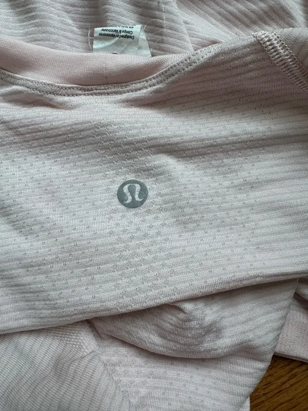 Light Pink Lululemon Short Sleeve Swiftly Tech - Image 4