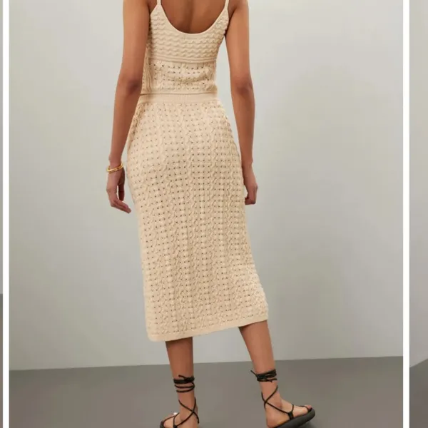 Collective Crochet Knit Skirt - Image 3