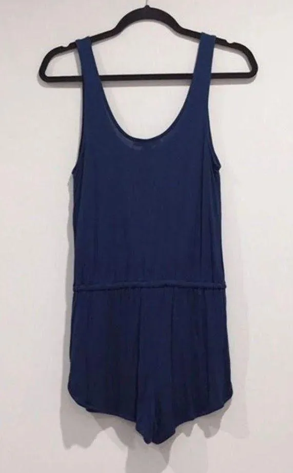 blue loose minimalist romper playsuit - Image 6