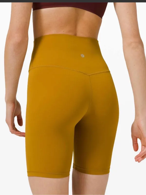 Lululemon Align Short 8" Gold Spice Size 4 NWOT - Image 2