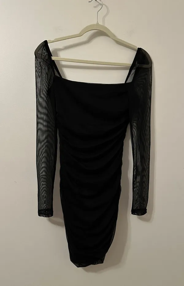 Princess Polly Charvi Mini Dress Black - Image 6