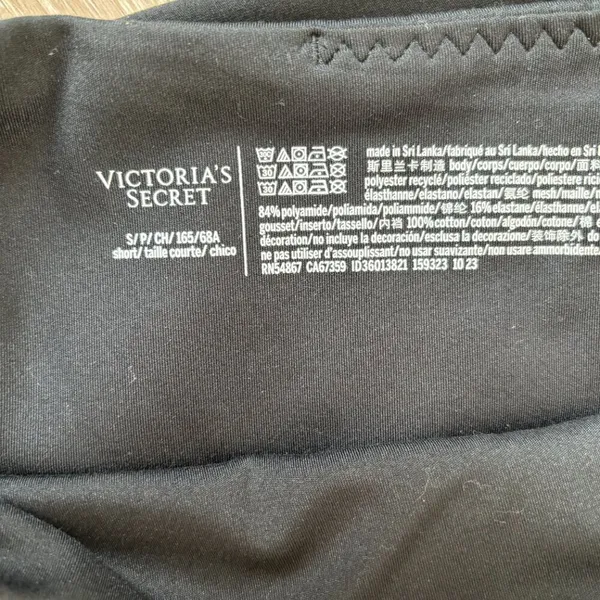 Victorias Secret Leggings Womens SmShort Black Gym Sporty Workout Active Yoga‎ - Image 5