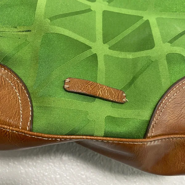 Vintage Y2K Nine & Co. Green Shoulder Bag Vegan Leather Bohemian Boho 2000s - Image 5