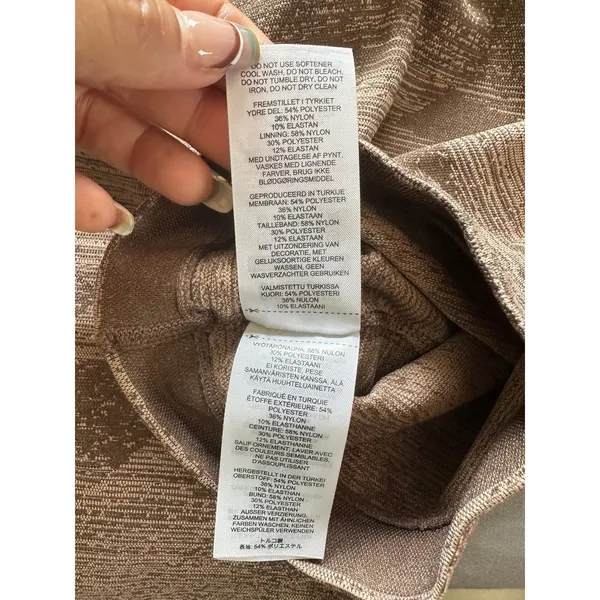 NWOT Gymshark Adapt Ombre Triangle Penny Brown Seamless Bike Cycling Shorts S - Image 6