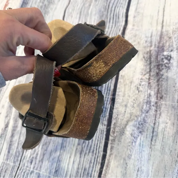 Birkenstock Betula Milano Brown Leather Sandals - Image 7