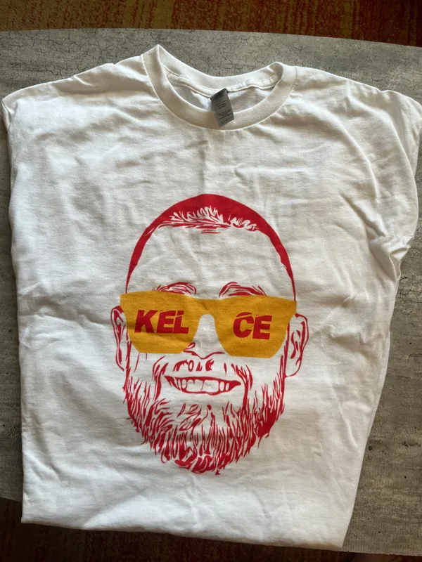 Kansas City Chiefs Travis Kelce Football Tshirt - Image 2