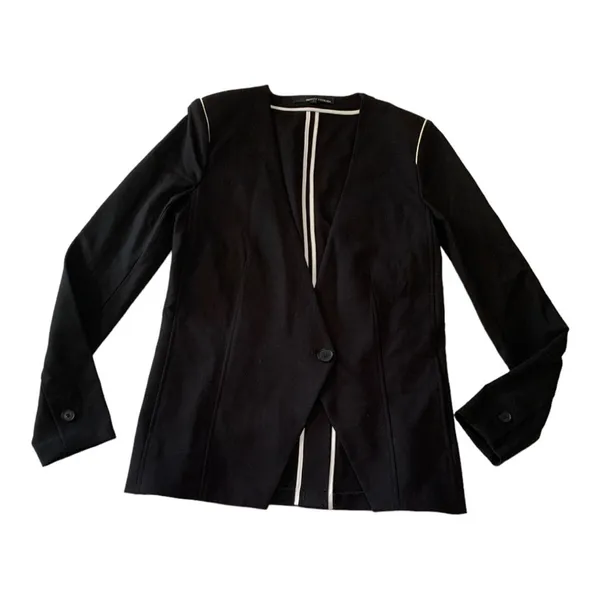 Nordstrom Amanda + chelsea black blazer womens small business casual academia pr - Image 3