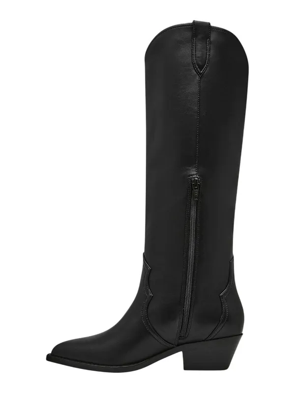 DV Dolce Vita Womens Kit Western Knee High Boot Black 6.5M - Image 12