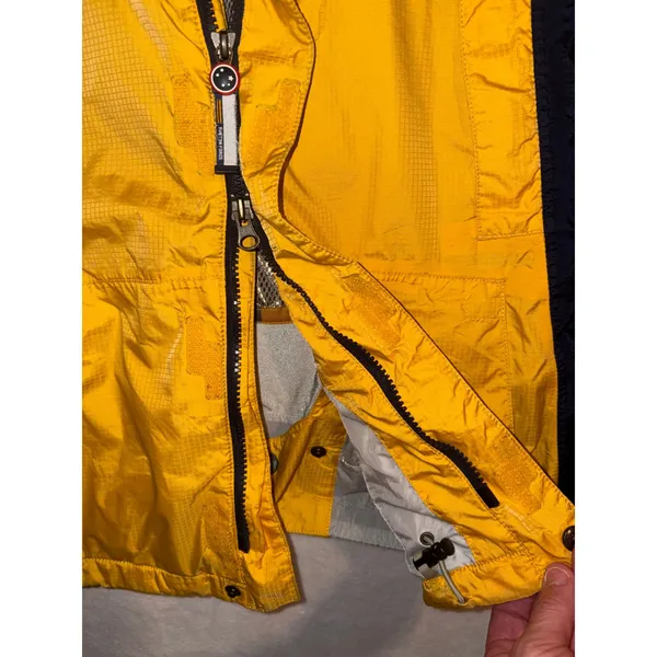 Burton‎ Tactic Snowboard Jacket Womens XS Yellow Black Ripstop Insulated Zip - Image 7