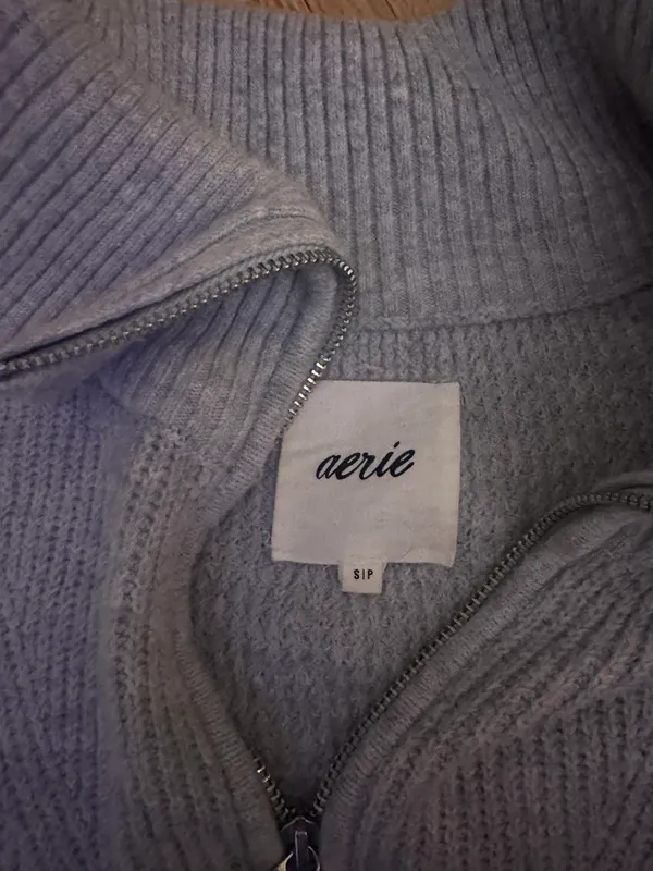 Aerie Knitted Quarter Zip - Image 2