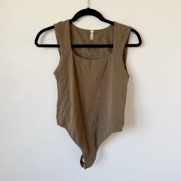 Free People Intimately Keep It Slick Bodysuit Sz M/L - Image 2
