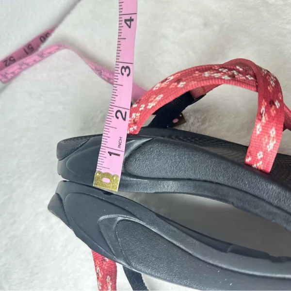 Chaco Arch Support Women's Sandals in Pink Adjustable Straps in Black Sole W9 - Image 15