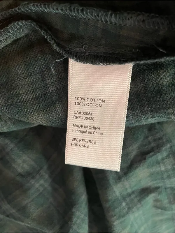 Sleeveless Ruffle Plaid Top in Dark Green - Image 4