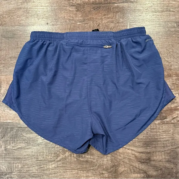 Nike Dri-Fit Lined Blue/Purple Running Activewear Shorts Small Drawstring - Image 4