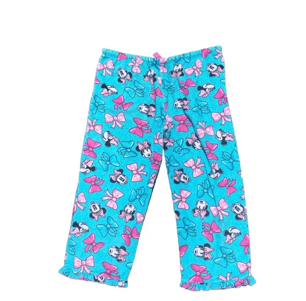 💕🩵 Vintage Y2K 2000s Disney XL Mickey Mouse Minnie Mouse Blue Pajama Pants 🩵💕 - Image 2